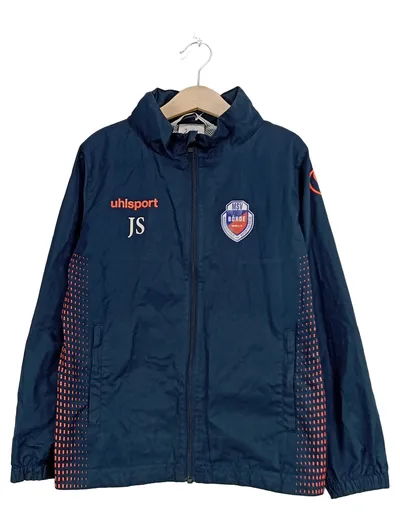uhlsport Trainingsjacke MSV Börde JS Kinder Gr. 128 Blau Sportlich