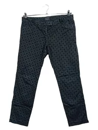 Marc O'Polo Stoffhose Damen Gr. 40 Grau Blumenmuster LAXA Casual 1