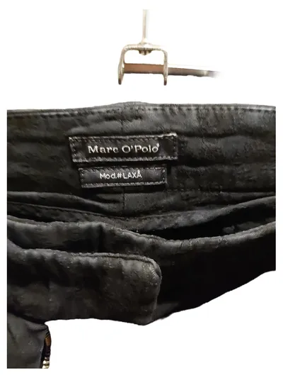 Marc O'Polo Stoffhose Damen Gr. 40 Grau Blumenmuster LAXA Casual