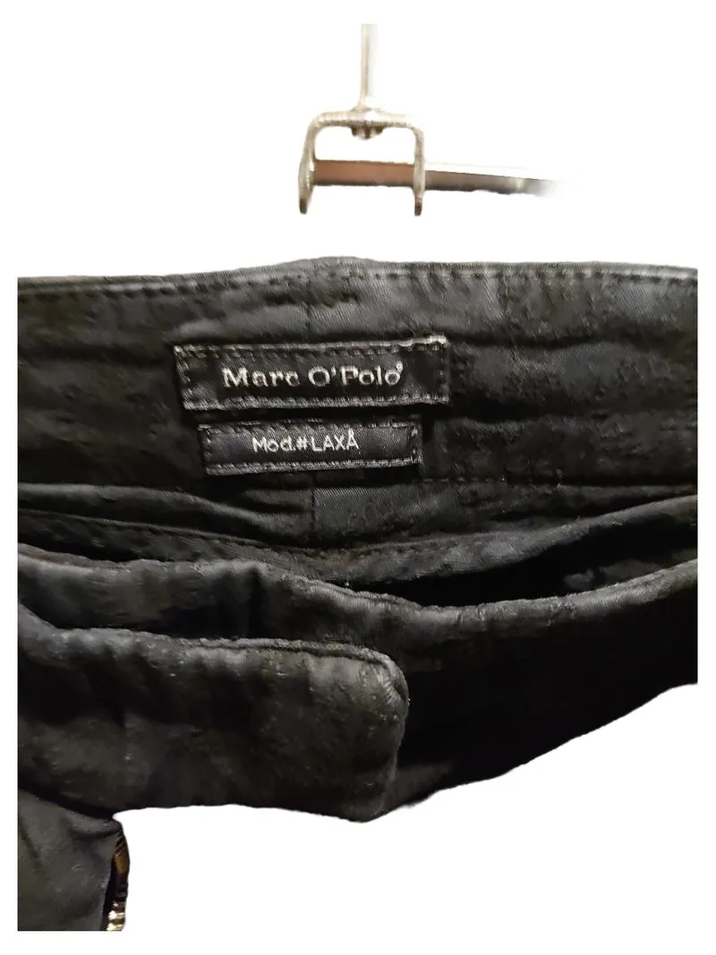 Marc O'Polo Stoffhose Damen Gr. 40 Grau Blumenmuster LAXA Casual 2