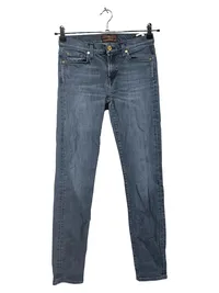 7 For All Mankind Damen Jeans Slim Fit Gr. 38 W29 Blau Denim Look 1