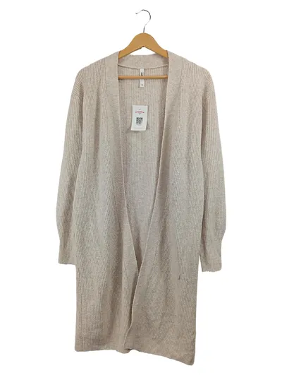 ever.me Damen Strickjacke Cardigan Gr. 36 Beige Casual Rippstrick