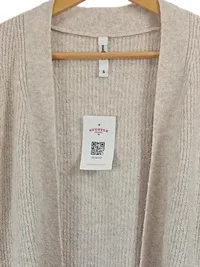 ever.me Damen Strickjacke Cardigan Gr. 36 Beige Casual Rippstrick 3