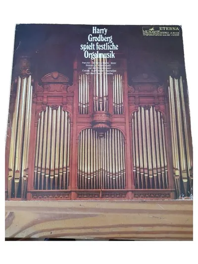 Harry Grodberg spielt festliche Orgelmusik Vinyl LP Eterna Klassik