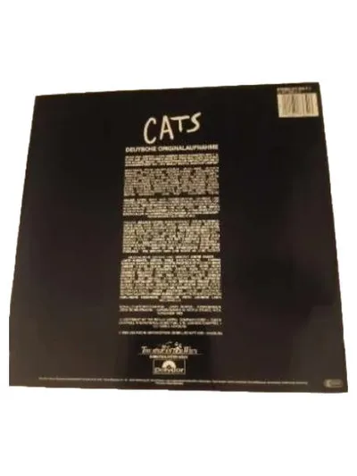 Cats - Andrew Lloyd Webber - Deutsche Originalaufnahme - Vinyl LP Polydor