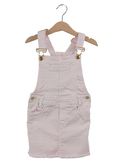 Tom Tailor Mädchen Latzkleid Jeanskleid Rosa Gr. 104