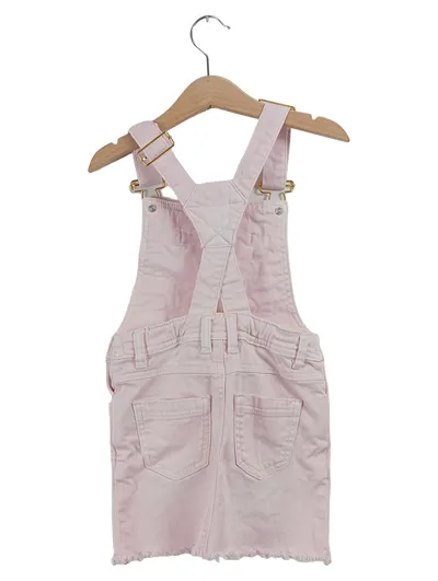 Tom Tailor Mädchen Latzkleid Jeanskleid Rosa Gr. 104