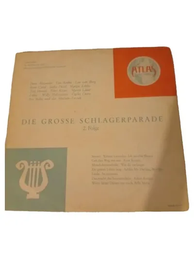 Die große Schlagerparade 2. Folge Vinyl LP Atlas Record Schlager Oldies
