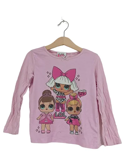 L.O.L. Surprise! Langarmshirt Kinder Mädchen Rosa Gr. 110 Freizeit