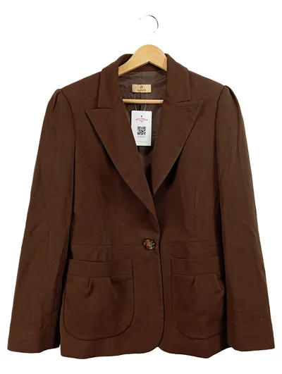 Aigner Damen Blazer Braun Gr. 40 L Klassisch Business