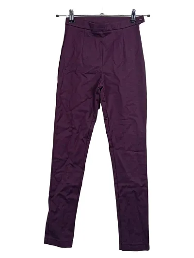 Patrizia Pepe Stoffhose Lila Elegant Business Gr. 34 IT 40 W26