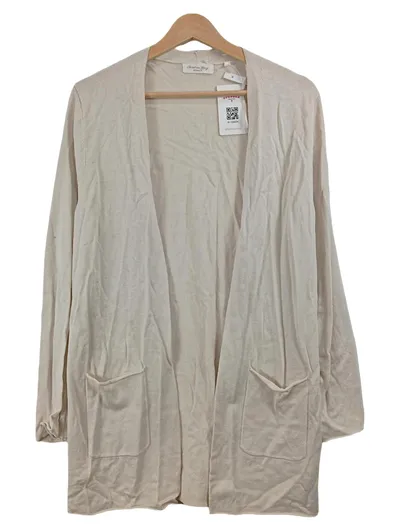 Christian Berg Damen Strickjacke Cardigan Beige Gr. 40 Viskose