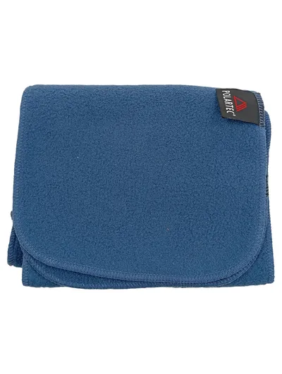 Polartec Fleece Schal Blau 140x20 cm Outdoor Winterschal