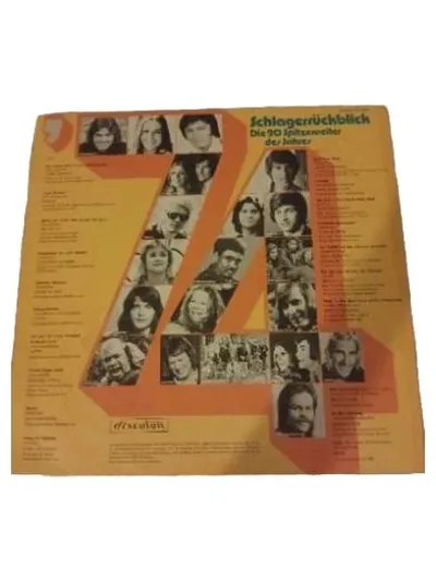 Schlagerrückblick 1974 Die 20 Spitzenreiter des Jahres Vinyl LP Album