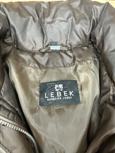 Barbara Lebek Damen Steppjacke Braun Gr. 44 XXL Gesteppt Klassisch
