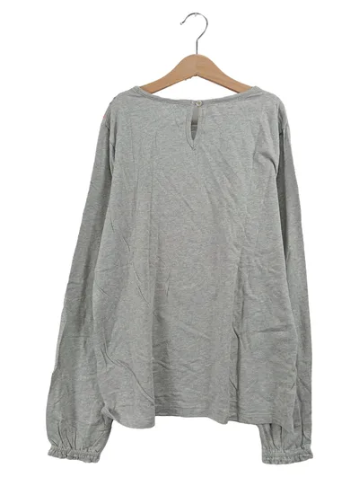Boden Damen Pullover Gr. 38 M (15-16Y) Grau Pailletten Casual