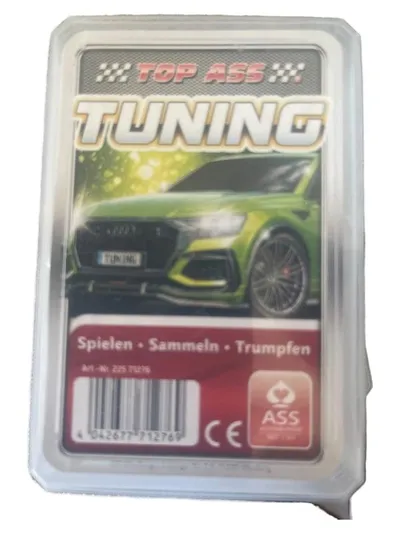 ASS Altenburger Top Ass Tuning Quartett Kartenspiel Auto Trumpf