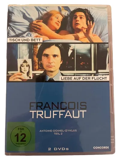 Francois Truffaut Tisch und Bett Liebe auf der Flucht Drama 2 DVDs Concorde