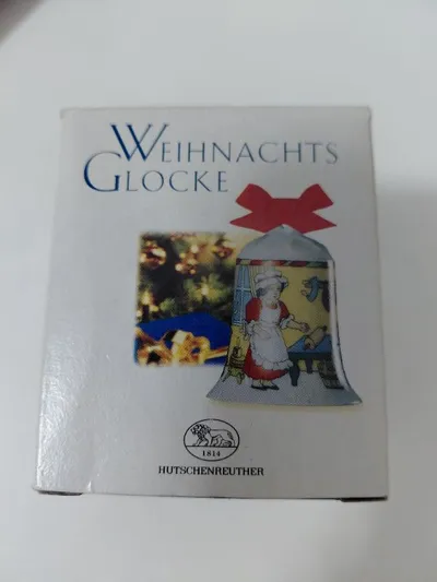Hutschenreuther Weihnachtsglocke Porzellan 5cm Mehrfarbig Ole Winther