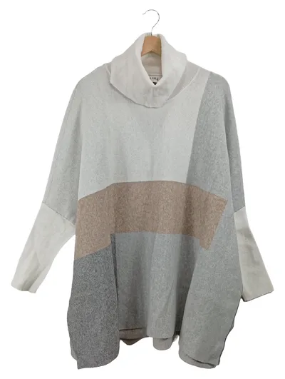 Joseph Ribkoff Damen Pullover Rollkragen Mehrfarbig Geometrisch Gr. 38 M Casual