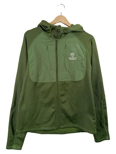 Beyond Nordic Hybrid Fleecejacke Herren Gr. 52 XL Grün Outdoor Kapuze
