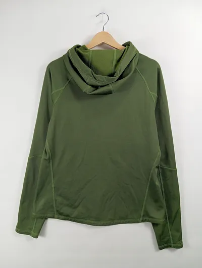 Beyond Nordic Hybrid Fleecejacke Herren Gr. 52 XL Grün Outdoor Kapuze