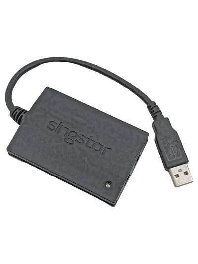 Sony SingStar USB Audio Adapter Mikrofon Konverter SCEH-0001 Schwarz
