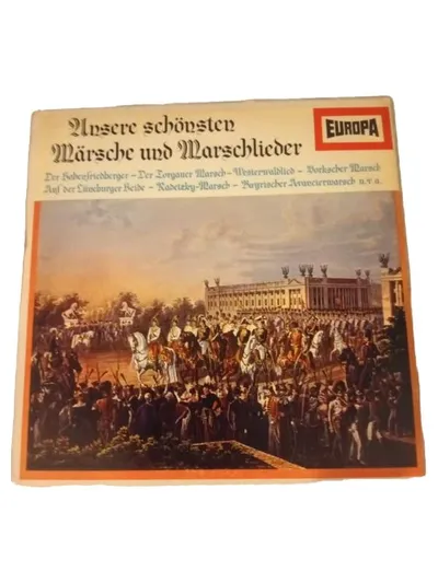 Unsere schönsten Märsche und Marschlieder EUROPA Vinyl Schallplatte