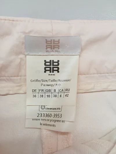 RIANI Stoffhose Damen Rosa Gr. 36 Bundfaltenhose Casual