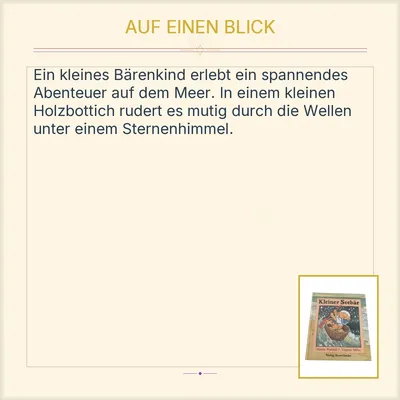 Kleiner Seebär Martin Waddell Virginia Miller Kinderbuch FISCHER Sauerländer