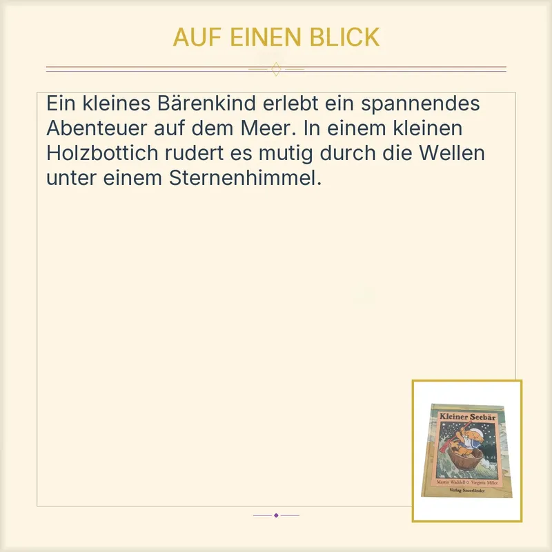Kleiner Seebär Martin Waddell Virginia Miller Kinderbuch FISCHER Sauerländer 2