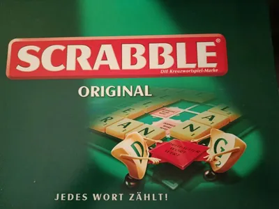 Mattel Scrabble Original Brettspiel Kreuzwortspiel Familienspiel Wortspiel