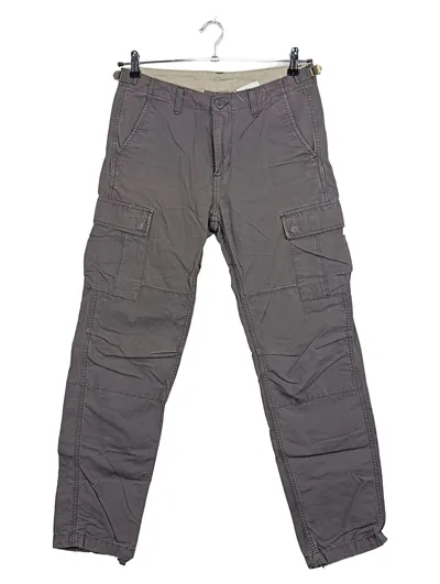Carhartt Herren Cargohose Grau W29/L30 Baumwolle Outdoor Aviation