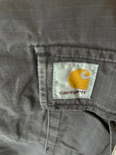 Carhartt Herren Cargohose Grau W29/L30 Baumwolle Outdoor Aviation