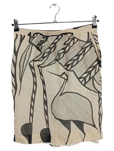 By Malene Birger Damen A-Linienrock Midirock Gr. 40 Beige Florales Muster