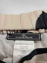 By Malene Birger Damen A-Linienrock Midirock Gr. 40 Beige Florales Muster 3