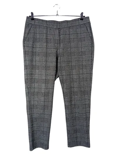 Betty & Co Karierte Stoffhose Damen Grau Business Büro Gr. 46
