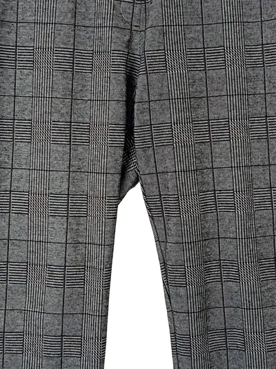 Betty & Co Karierte Stoffhose Damen Grau Business Büro Gr. 46