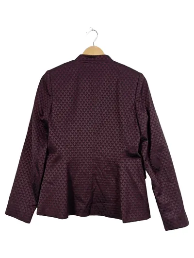 Comma Damen Blazer Gr. 38 Rot Business Geometrisch Jacke