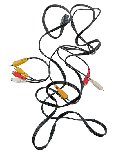 Sony AV-Kabel für PlayStation Cinch Audio Video Kabel Schwarz