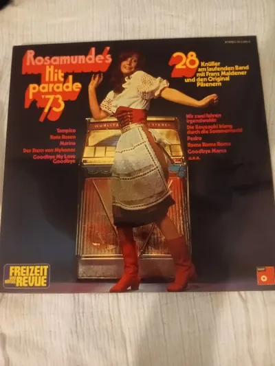 Rosamunde's Hitparade '73 Franz Maldener Original Pilsener Vinyl LP BASF