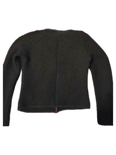 Almsach Damen Trachten Strickjacke Braun Gr. L 40/42 Wolle