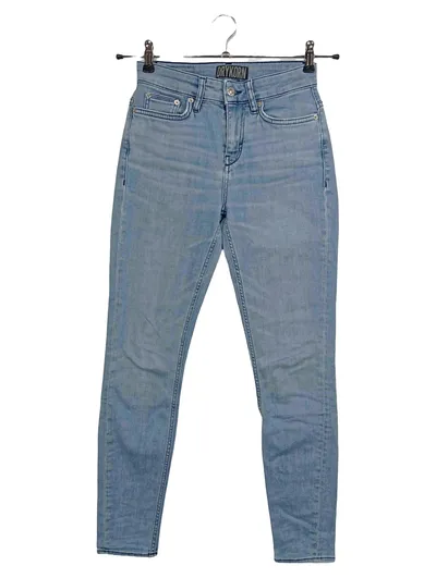 DRYKORN Damen Jeans Slim Fit Blau Gr. 34 W26 XS