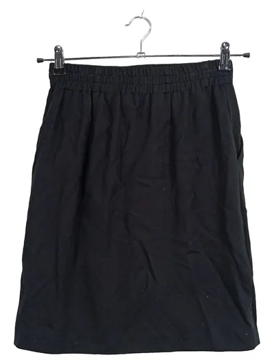 DRYKORN Damen A-Linienrock Schwarz Gr. 38 M Viskose Klassisch Midirock