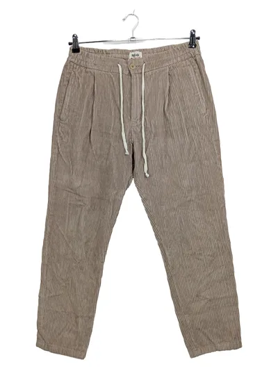 DRYKORN Herren Cordhose Hose Gr. 52 W36 Beige Casual Kordelzug