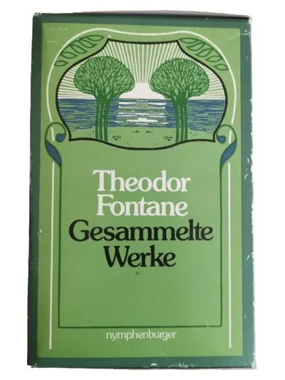 Theodor Fontane Gesammelte Werke nymphenburger Klassische Literatur Buch