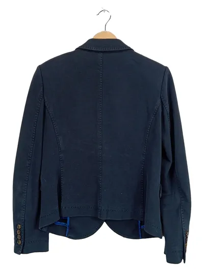 Daniel Hechter Damen Blazer Gr. 38 M Blau Baumwolle Klassisch