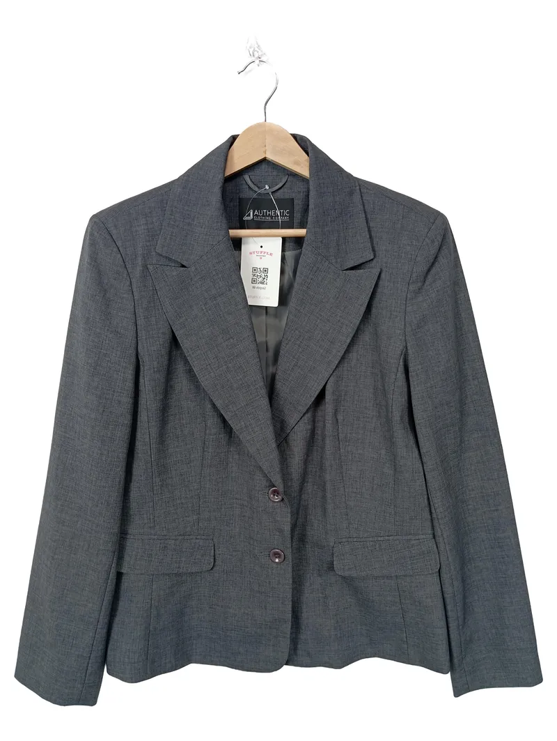 AUTHENTIC CLOTHING COMPANY Damen Blazer Grau Gr. 38 Business Klassisch 1