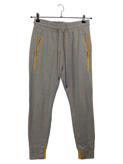 ZHRILL Jogginghose Damen Grau Gestreift Gr. 36 S Casual Freizeithose