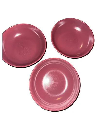 Villa d'Este Home Tivoli Teller Set 3-teilig Rosa Porzellan 21cm